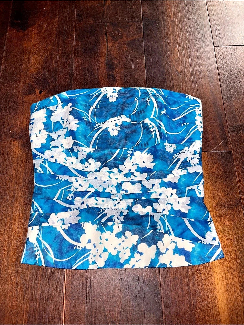 White House Black Market Floral Corset Size 8 Like New